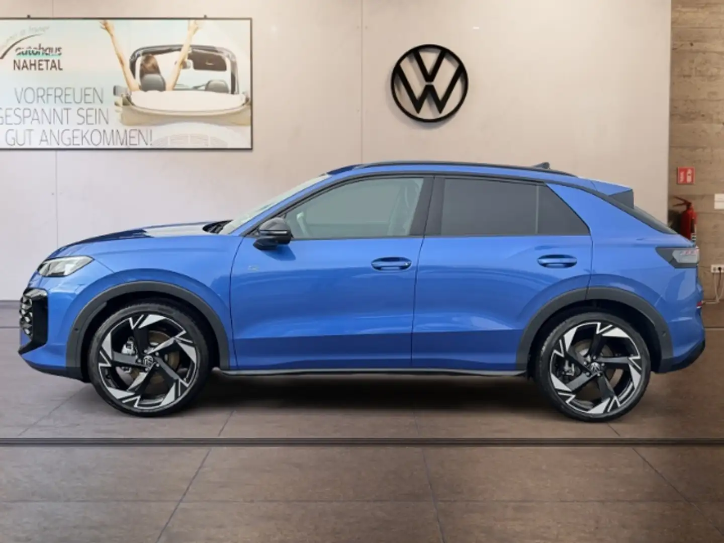 Volkswagen T-Roc 1.5 eTSI R-Line EASY OPEN IQ.DRIVE+LIGHT BLACK NAV Azul - 2