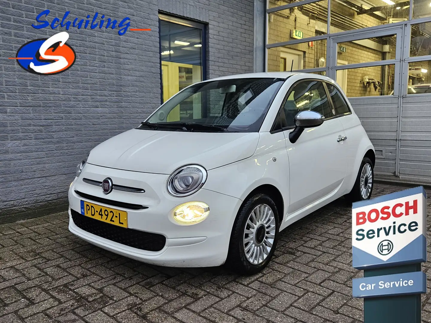 Fiat 500 0.9 TwinAir Turbo Mirror Inclusief Afleveringskost Blanc - 1