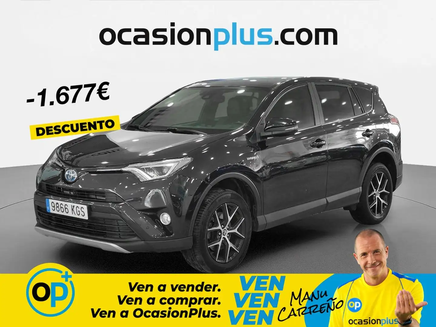 Toyota RAV 4 2.5 hybrid 2WD Feel! Negro - 1