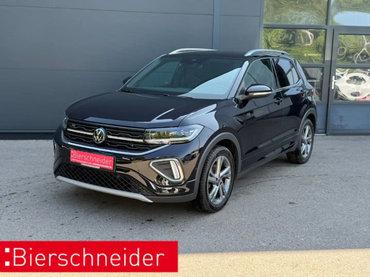 Volkswagen T-Cross 1.0 TSI R-Line IQ.LIGHT NAVI KAMERA ACC SHZ Schwarz - 1