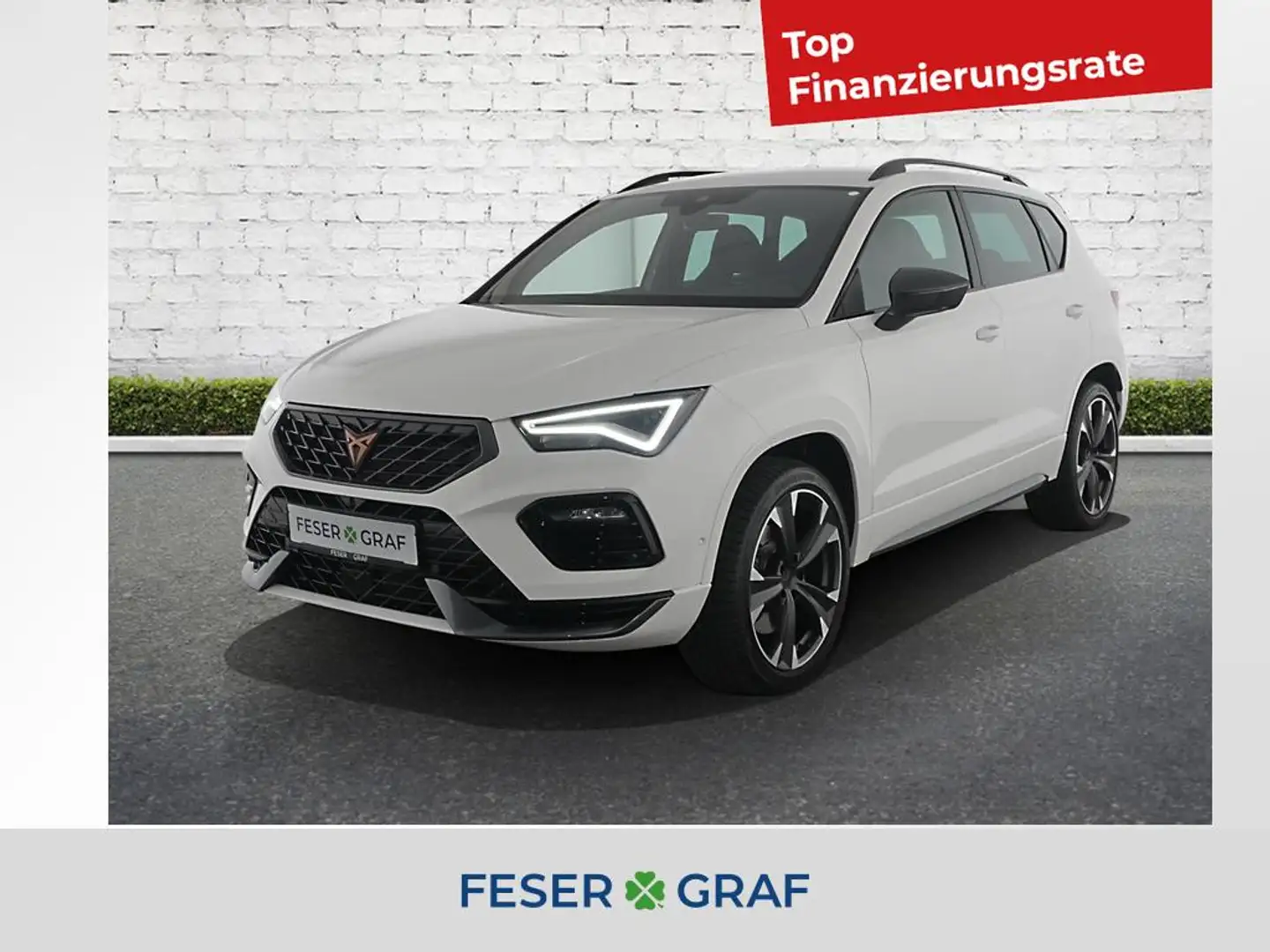 CUPRA Ateca VZ 2.0TSI 4x4 DSG LED ACC DAB Navi SHZ 19" Weiß - 1
