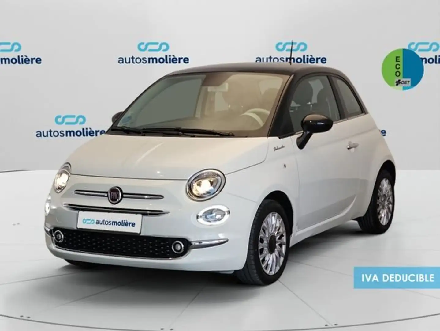 Fiat 500 1.0 Hybrid Dolcevita 52kW Blanc - 1