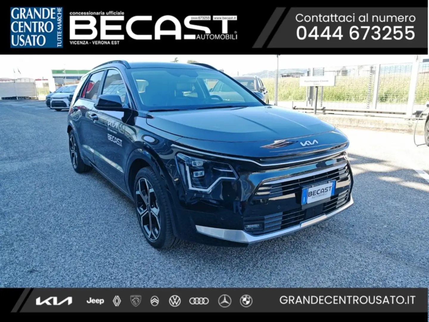 Kia Niro Tri-Fuel 1.6 GDi DCT HEV GPL Evolution - AZIENDALE Nero - 1