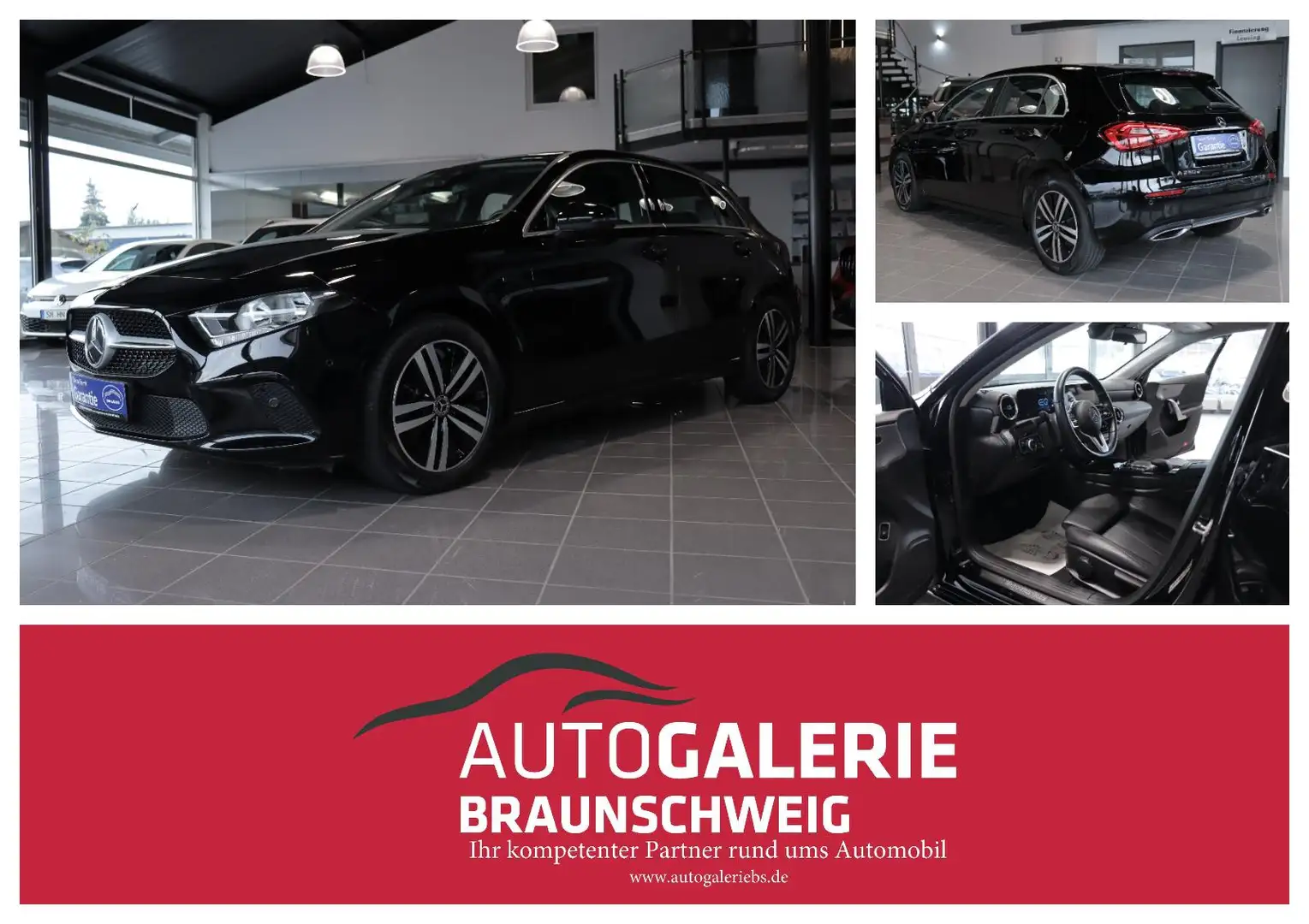 Mercedes-Benz A 250 e Progressive *WIDESCREEN*CAM*NAVI*LEDER* Schwarz - 1