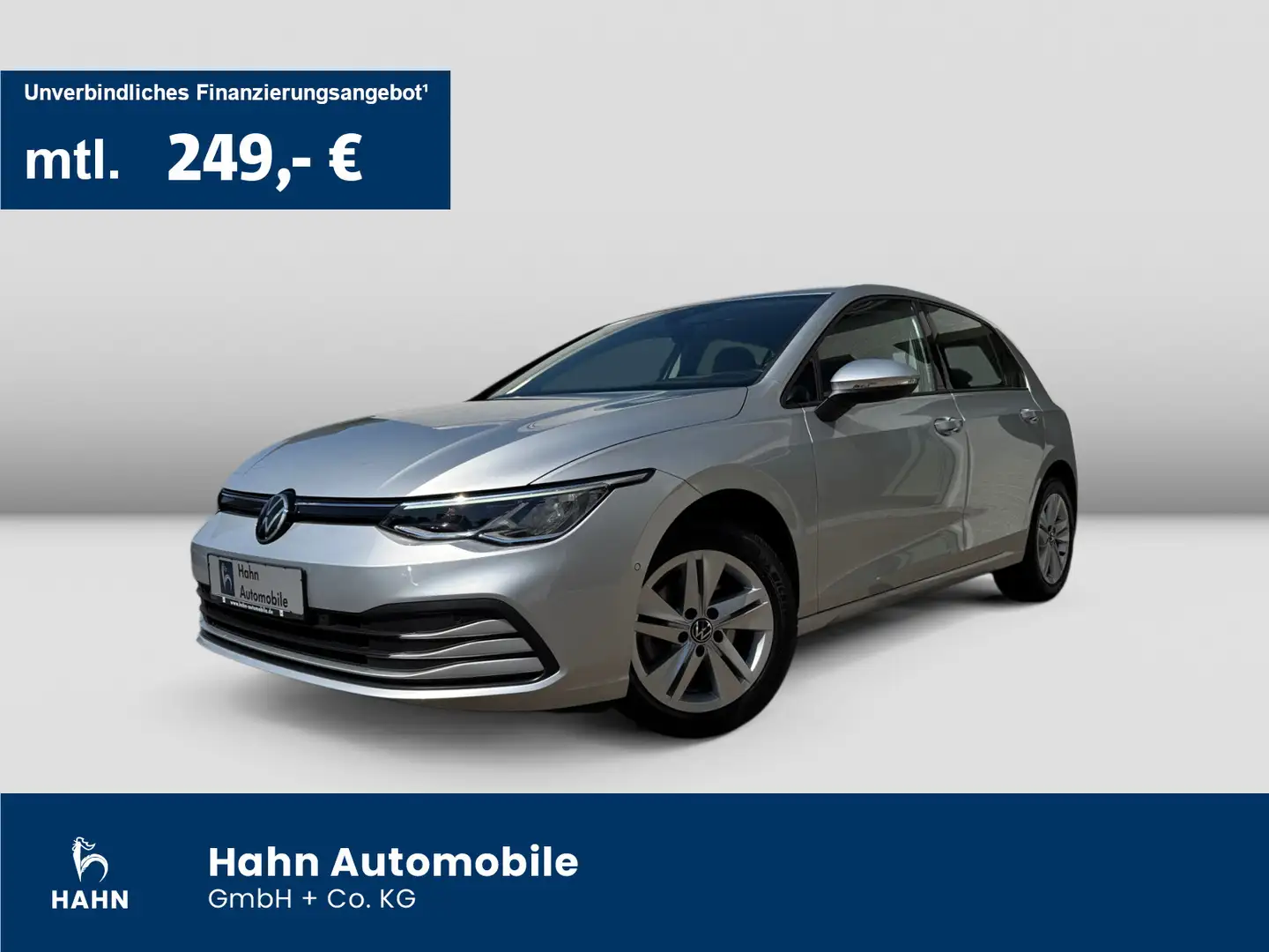 Volkswagen Golf VIII Life 1.5TSI ACC CAM HuD LED NAVI SITZH Plateado - 1