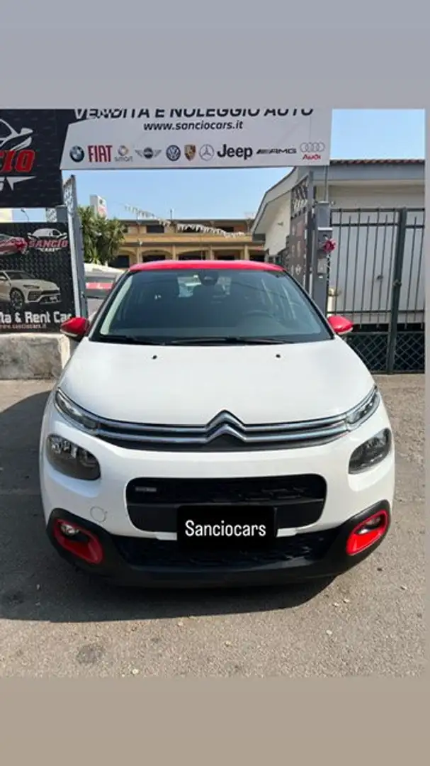 Citroen C3 C3 1.2 puretech Shine 82cv Bianco - 1