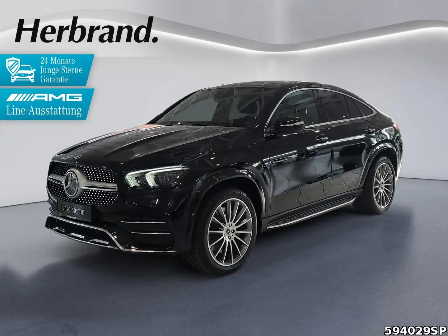 Mercedes-Benz GLE 350 d 4M AMG  Pano MULTIBEAM 360° Burmester Schwarz - 1
