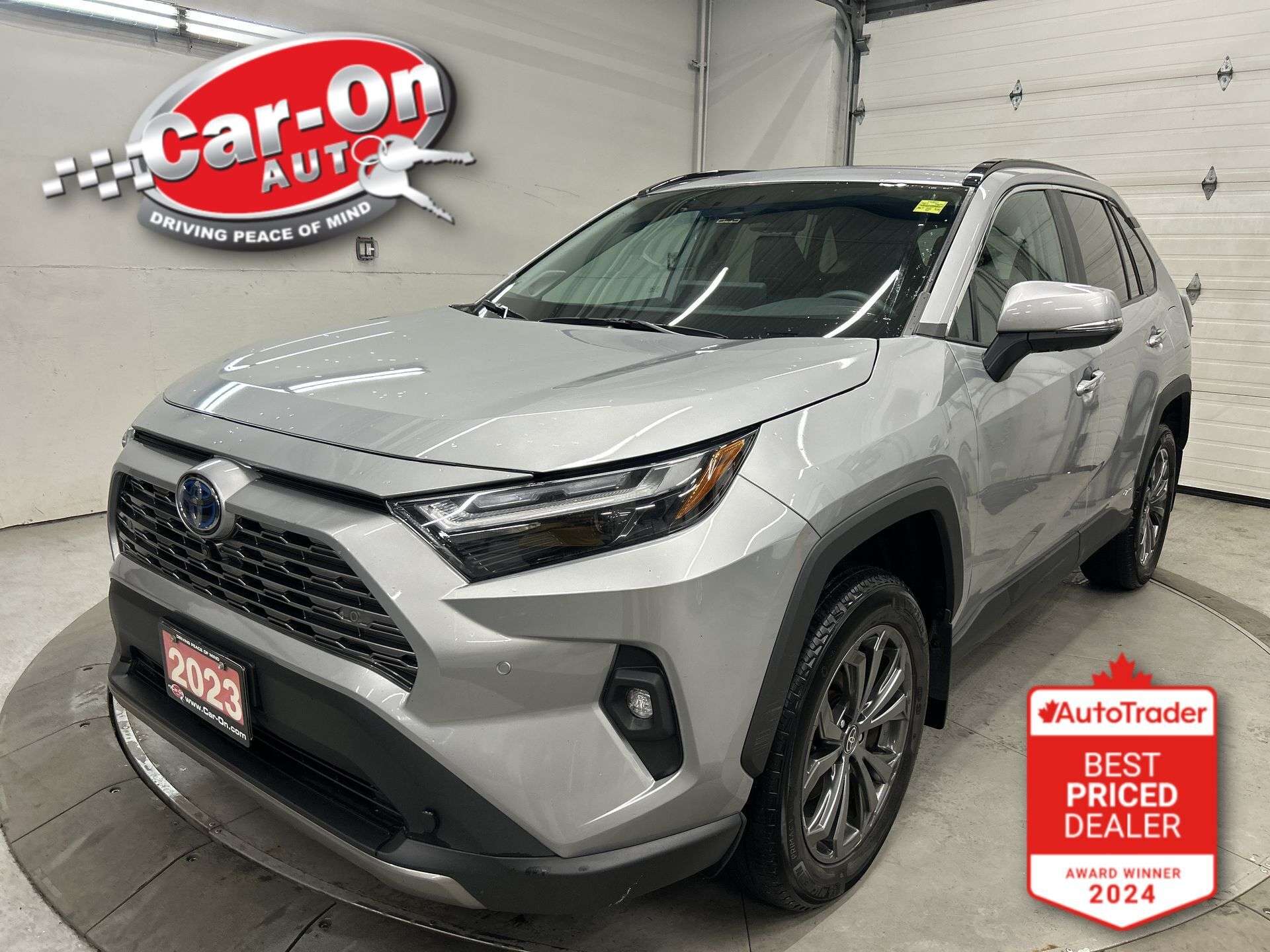 Silver 2023 Toyota RAV4 Hybrid SUV / Crossover All-Wheel Drive Automatic