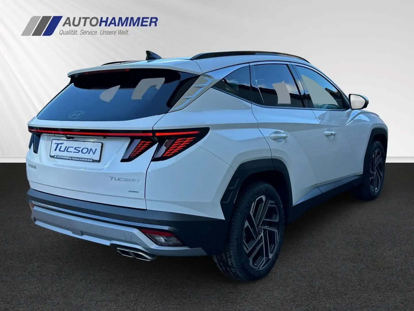 Hyundai TUCSON 1.6T DCT 4WD PRIME Leder Assist.-P. el.SD Weiß - 2