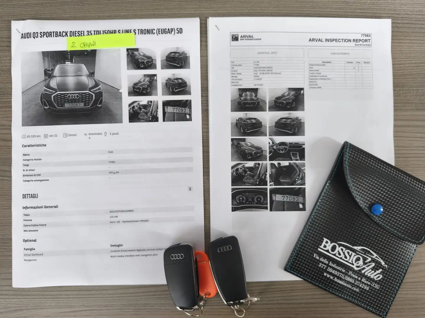 Audi Q3 Sportback 35 2.0 tdi S line edition s-tronic Noir - 2