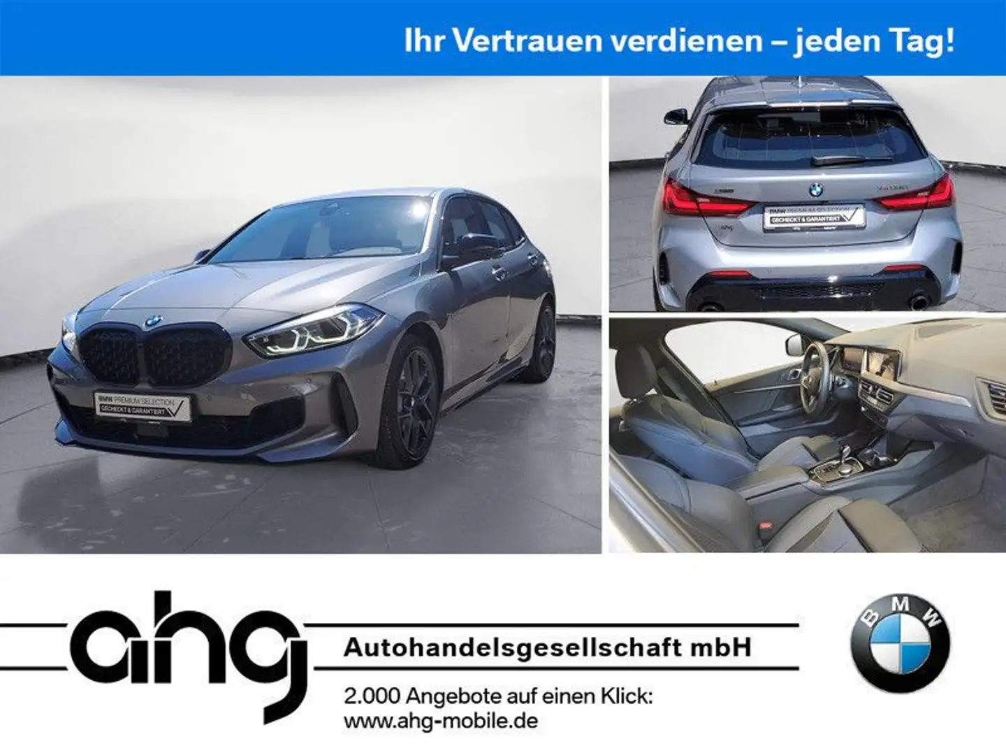 BMW 135 i xDrive Sport Aut. HIFI 18' Gri - 1