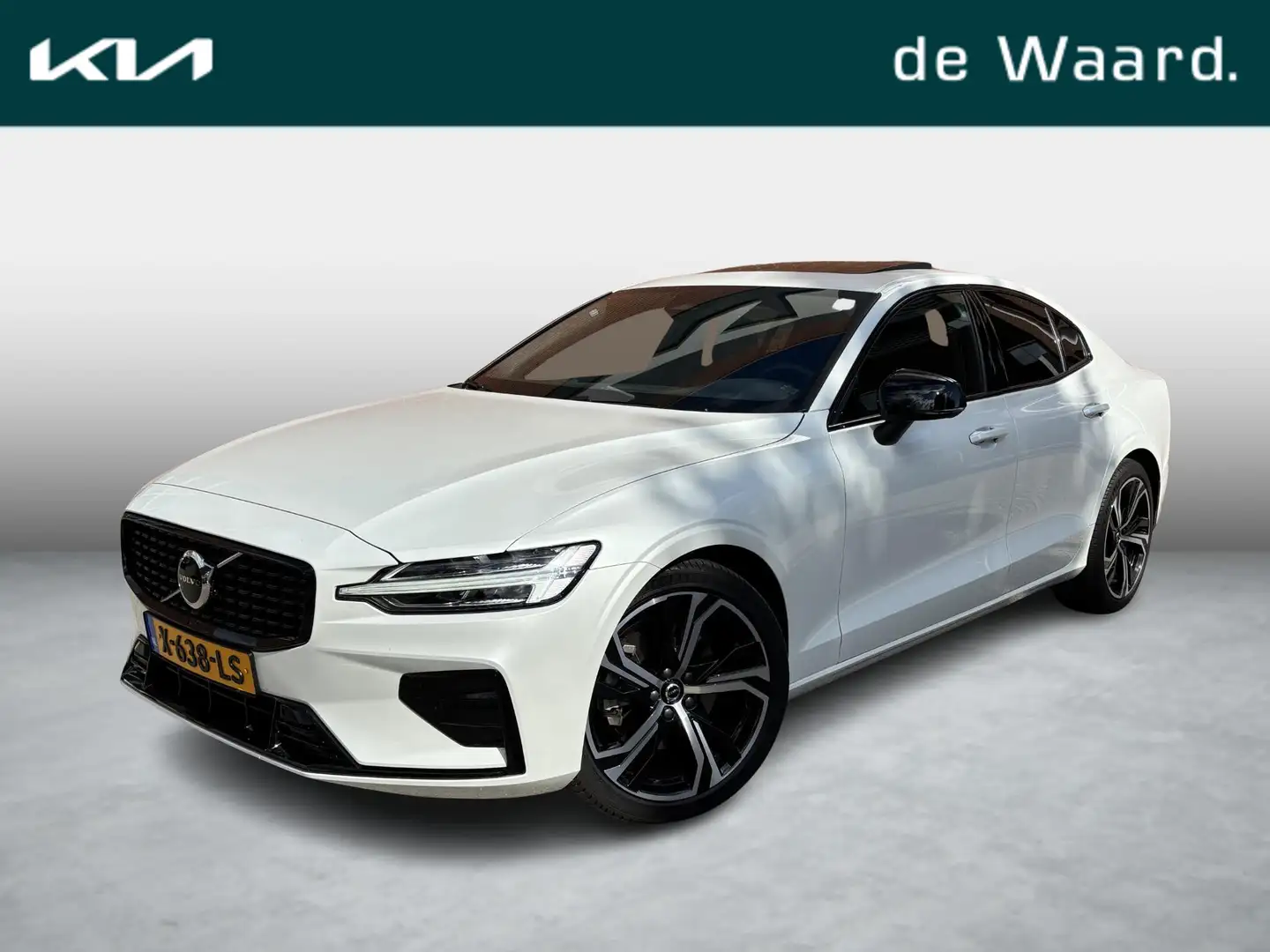 Volvo S60 2.0 B4 Plus Dark | Panoramisch schuif-/kanteldak | Wit - 1