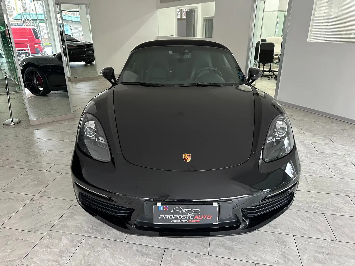 Porsche Boxster 718 spyder 2.0 300 cv pdk led bose cerchi 20 Negro - 2