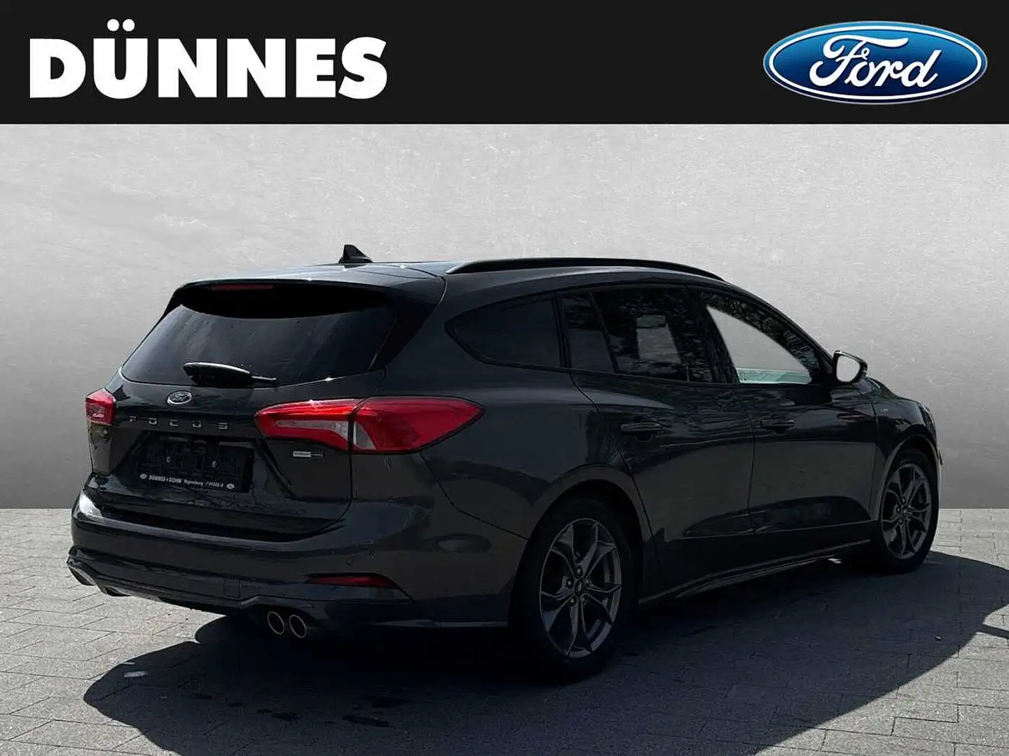 Ford Focus Turnier 1.0 EcoBoost Hybrid ST-LINE Grijs - 2