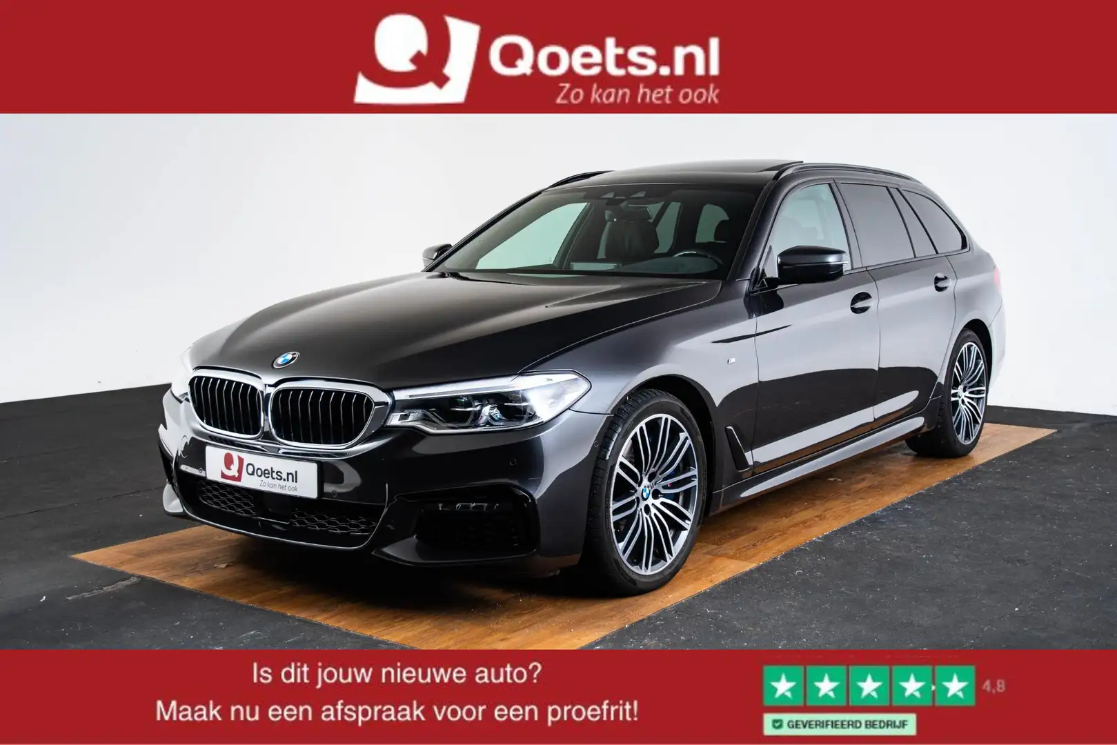 BMW 540 5-serie Touring 540i xDrive High Executive M Sport Grijs - 1