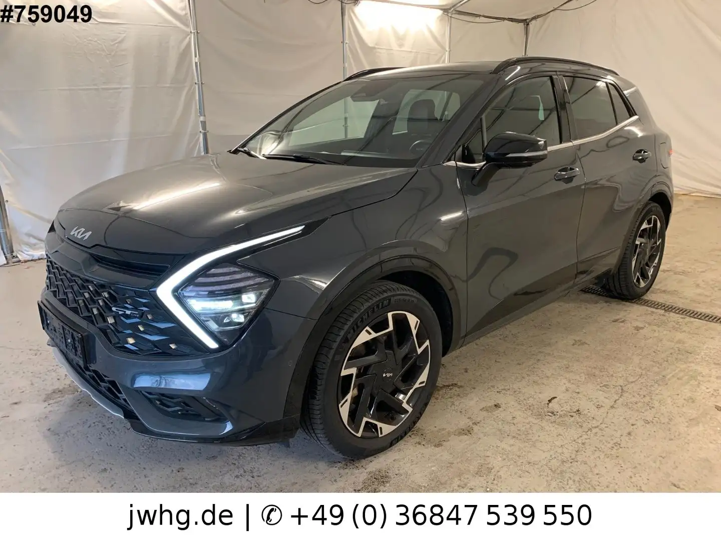 Kia Sportage GT-Line Hybrid 4WD LED+ ACC Kam Memory Grau - 1