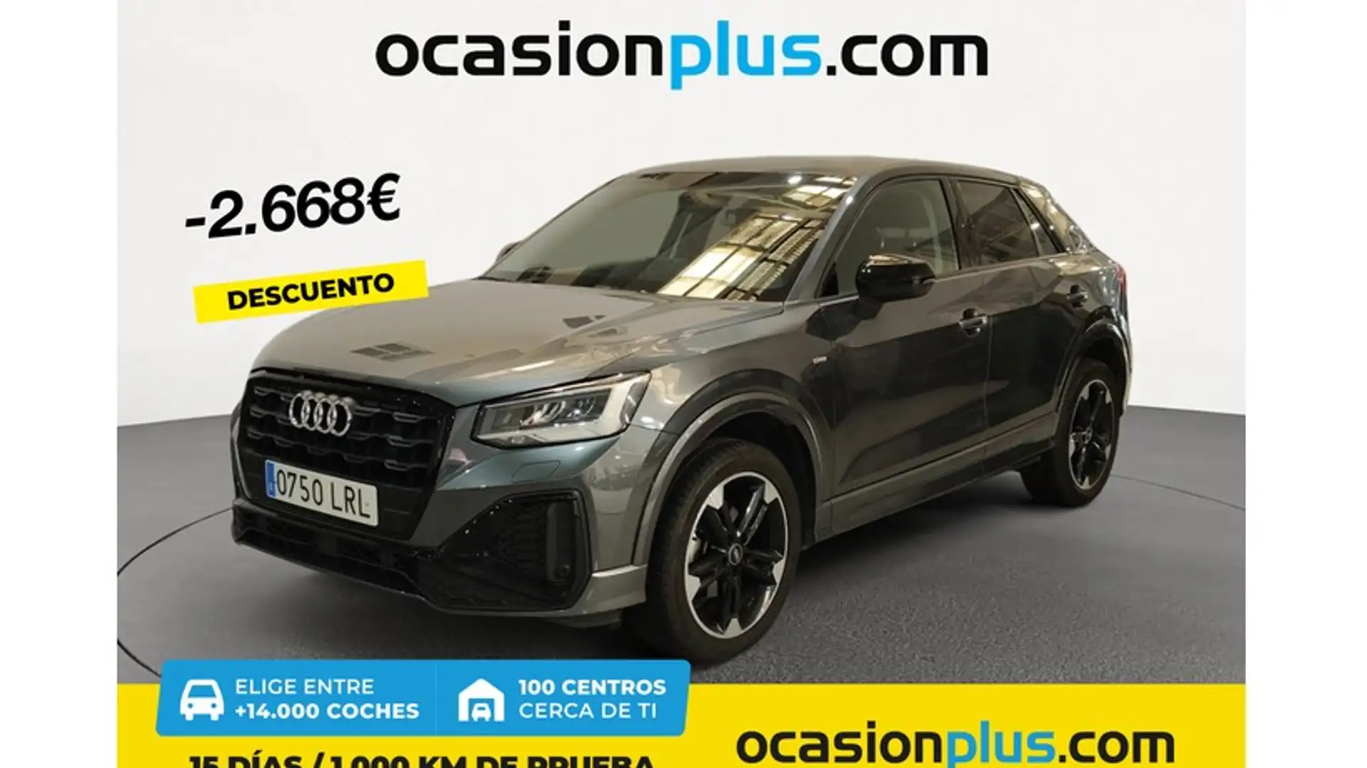 Audi Q2 30 TDI Black line S tronic 85kW Gris - 1
