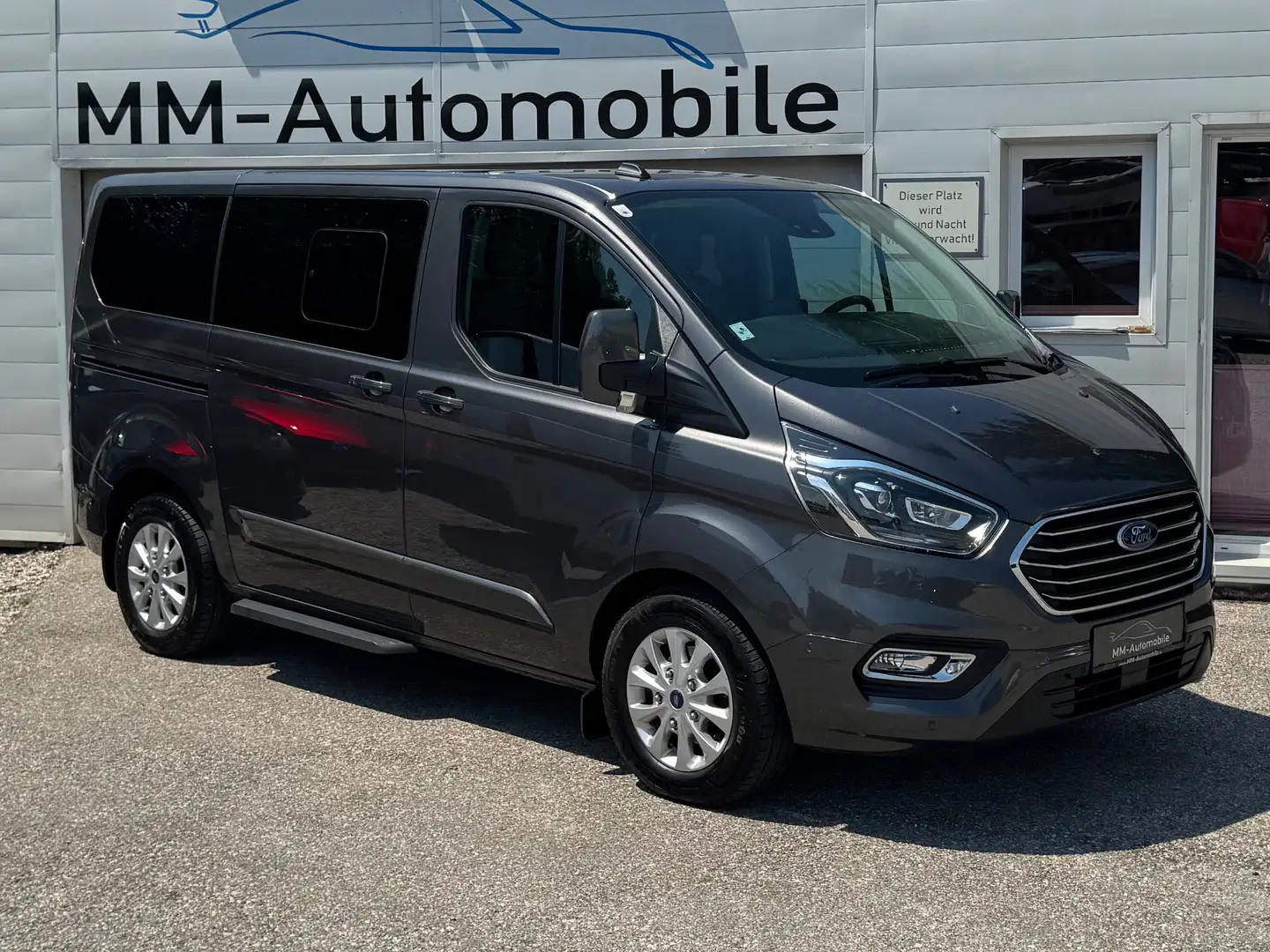 Ford Transit Custom 320 Tourneo Hybrid Titanium*RFK*LEDER*NAVI*uvm Gris - 1