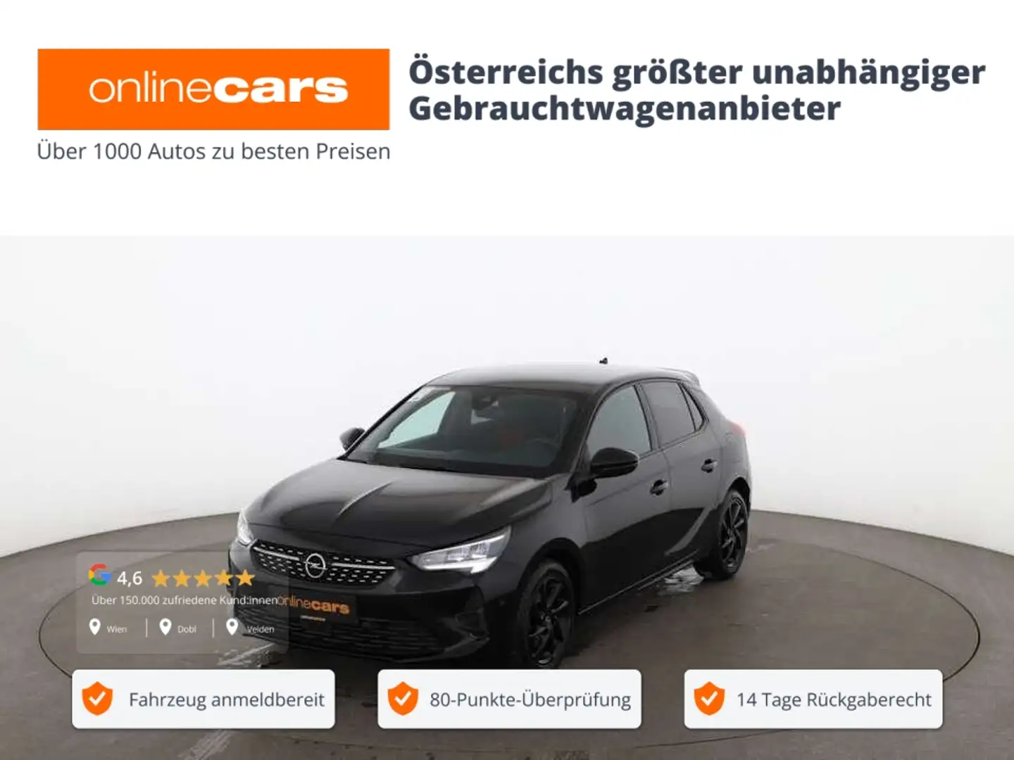Opel Corsa F 1.2 Turbo GS Line Aut LED R-CAM ASSIST Negru - 1
