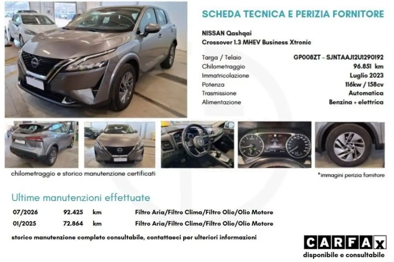 2023 Nissan Qashqai MHEV 158 CV Xtronic Business, photograph 2