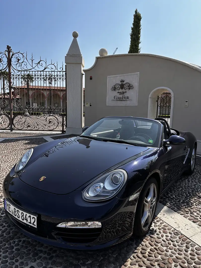 Porsche Boxster 2009 FL | TÜV & Inspektion Neu in 2024 | Top Modrá - 1