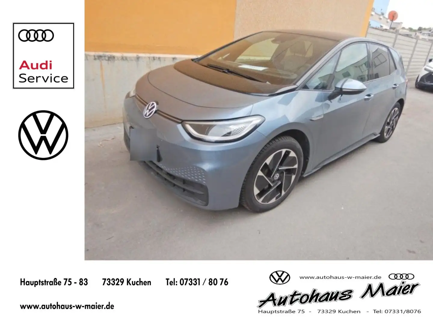 Volkswagen ID.3 Pro Performance/PANO/RFK/SHZ/HuD Blau - 1