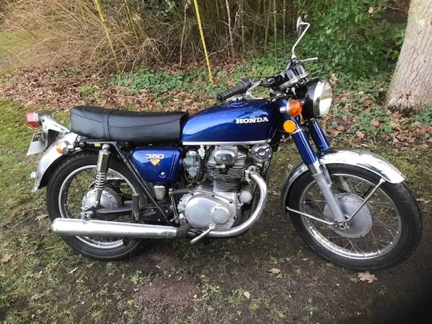 Honda CB 350 Bleu - 1