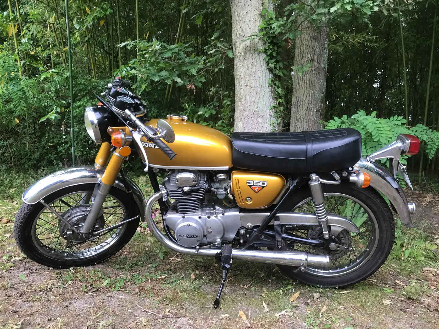 Honda CB 350 Bleu - 2
