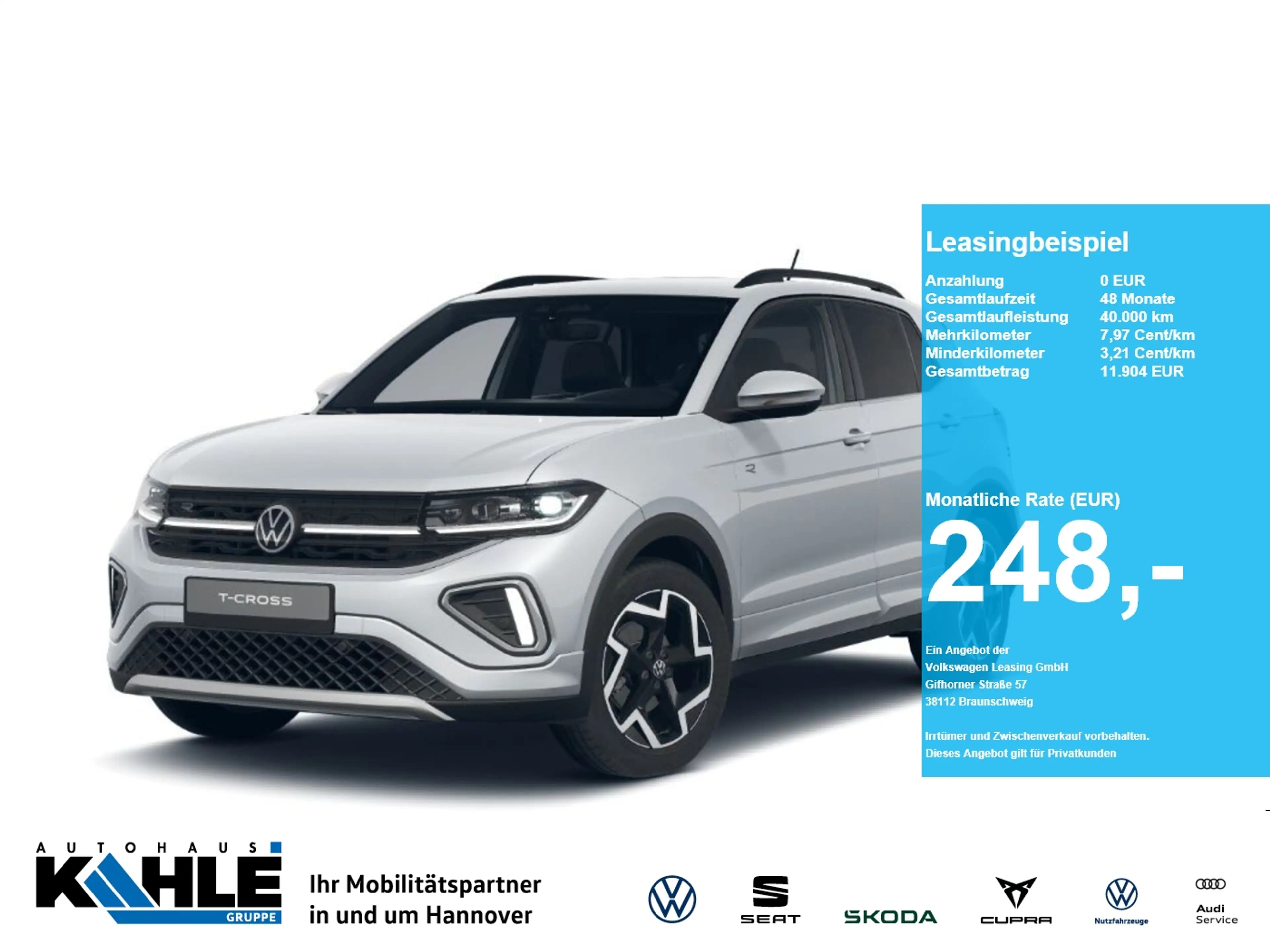Volkswagen T-Cross 1.0 TSI DSG R-Line Travel&Comfort