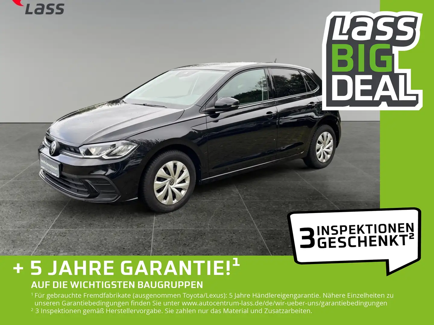 Volkswagen Polo VI 1.0 TSI Life Klimaaut Navi LED Kamera GJR Negro - 1