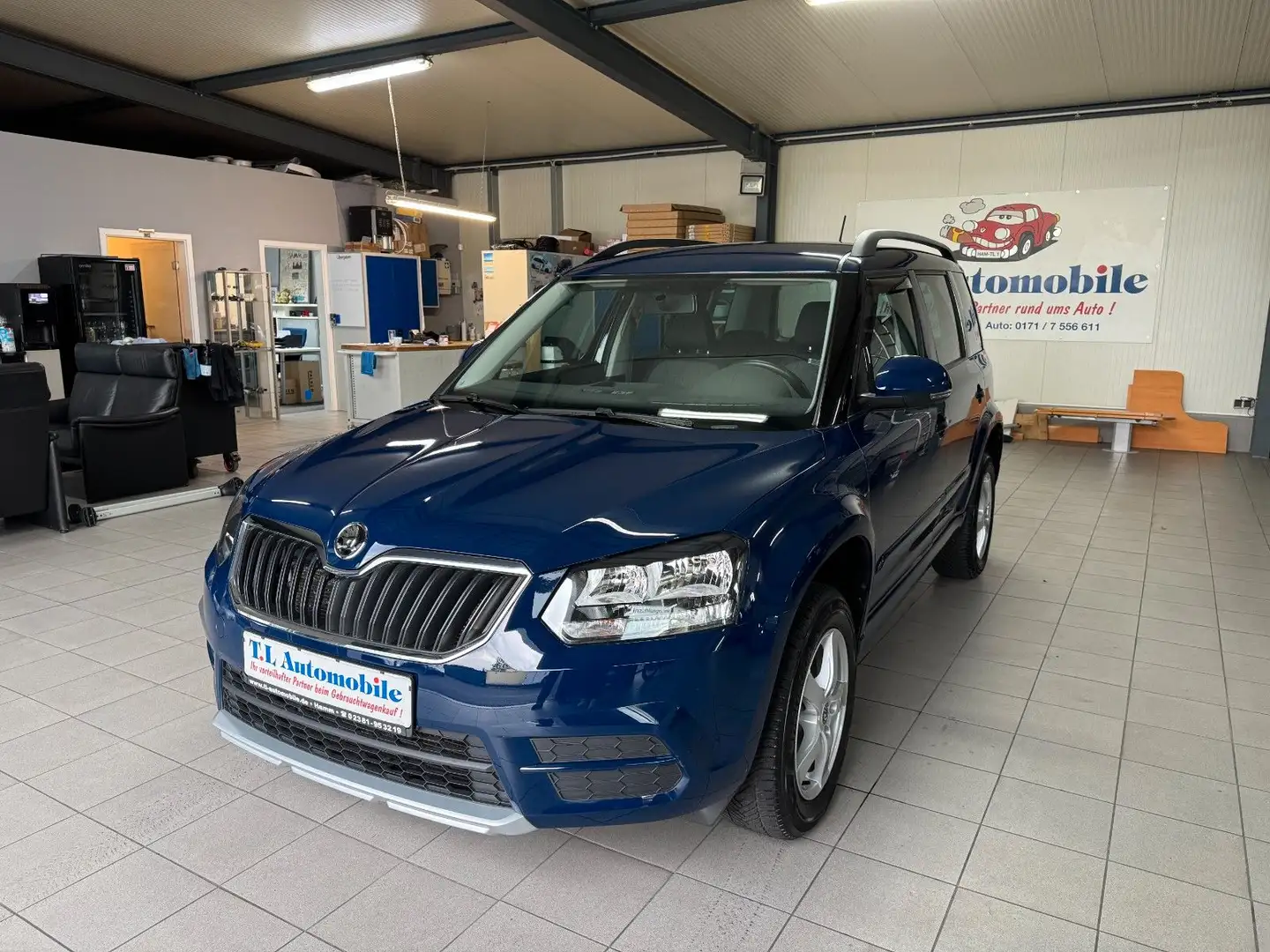Skoda Yeti 1.2 TSI Cool Edition Klima/SHZ/AHK/PDC Blau - 1