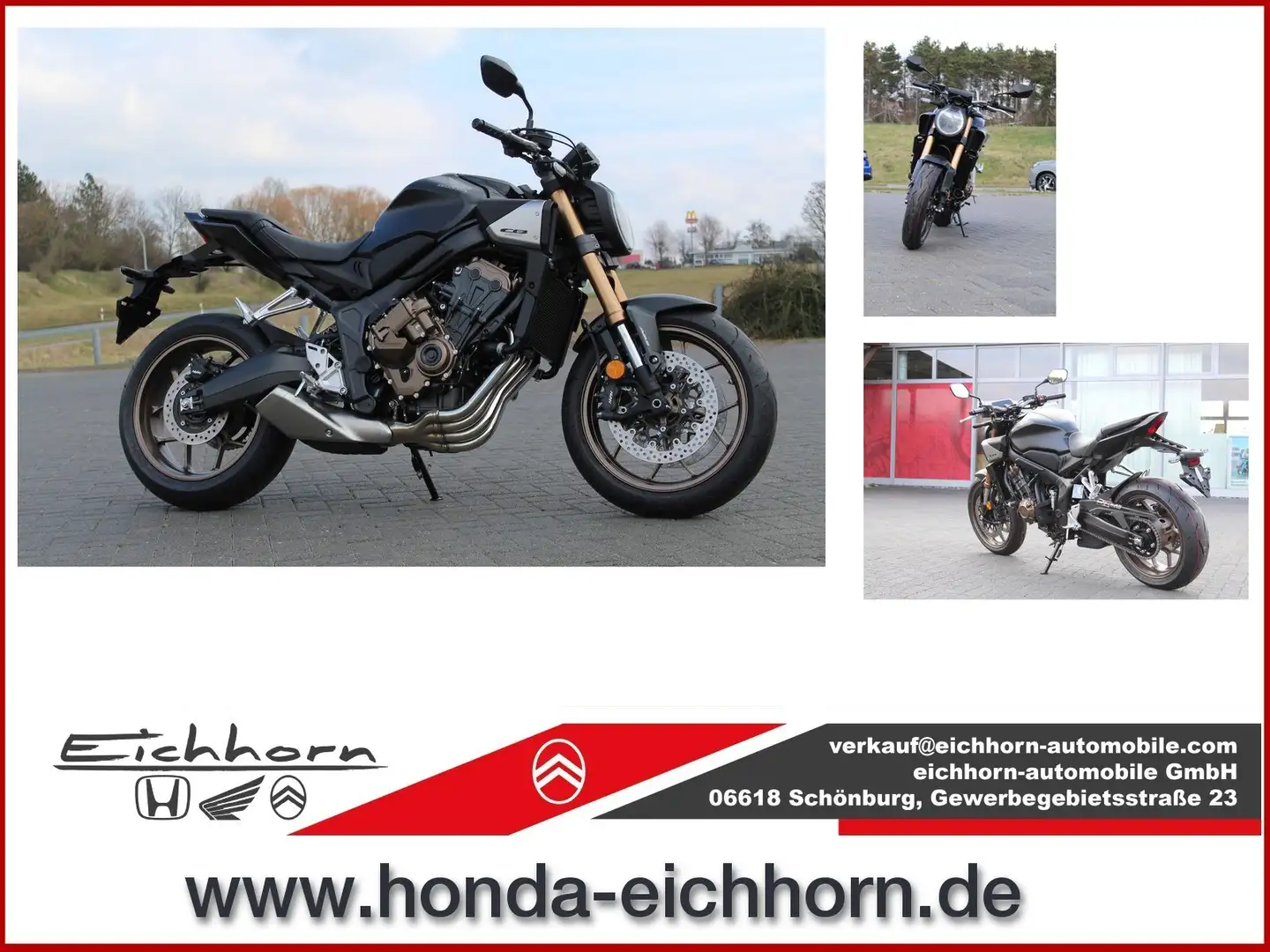 Honda CB 650 CB650R ABS+LED *e-Clutch !! Aktion !! Negro - 1
