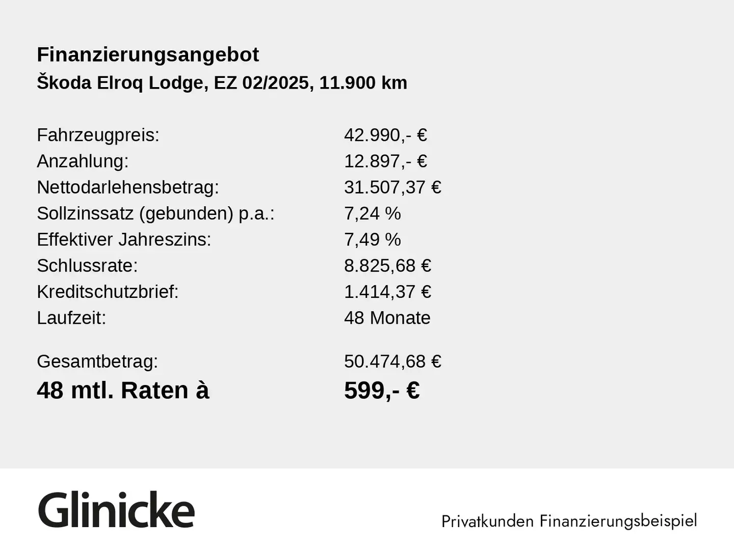 Skoda Elroq 82 kWh Batterie Elektromotor 210 kW 1-Gang Grau - 2