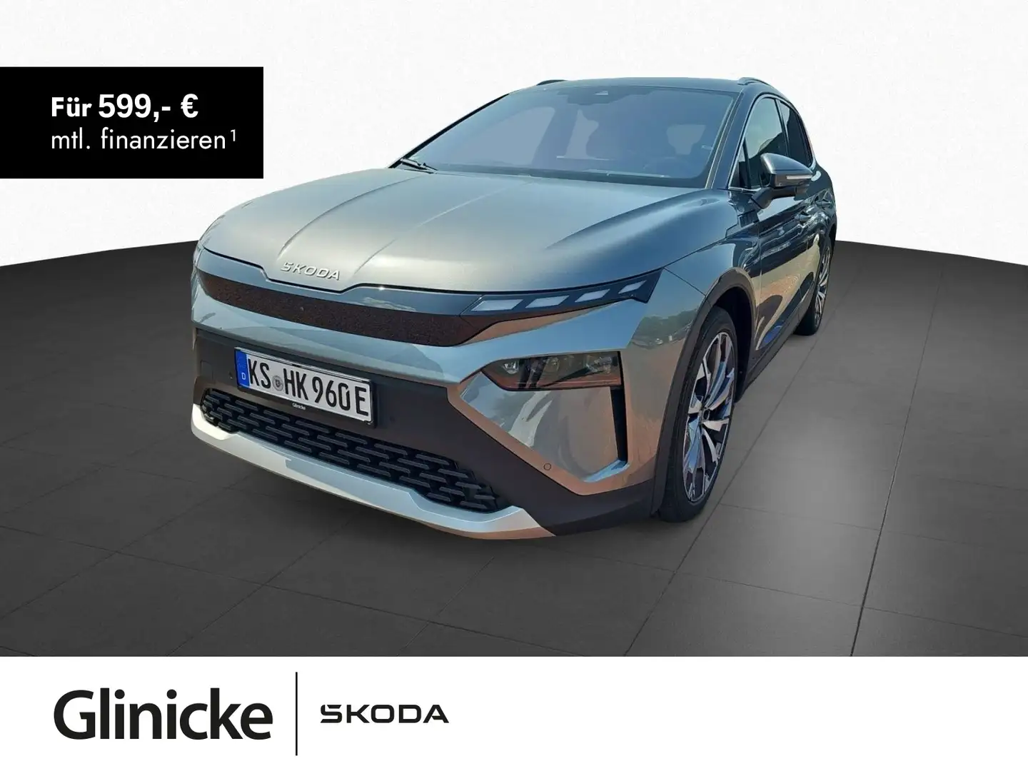 Skoda Elroq 82 kWh Batterie Elektromotor 210 kW 1-Gang Grau - 1