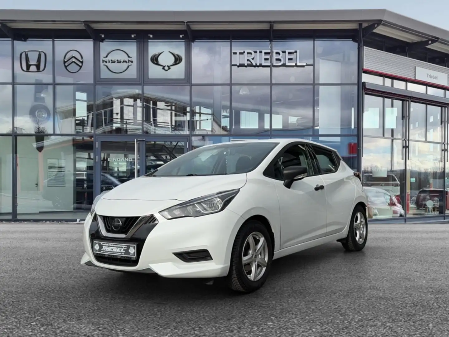 Nissan Micra Visia Plus 1.0 °Klima°Tempomat°Radio°BT° White - 2