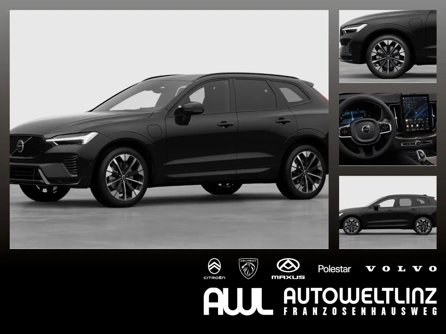 Volvo XC60 T6 AWD PHEV Ultra Dark Negro - 1