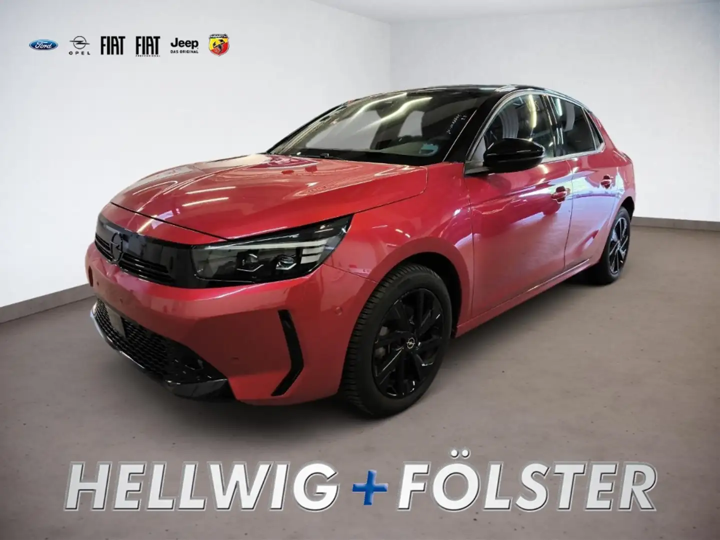 Opel Corsa F GS 1.2 T Navi PDC v+h Rückfahrkamera SHZ Rood - 1