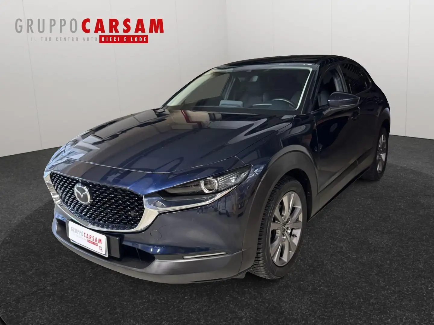 Mazda CX-30 2.0L Skyactiv-G M Hybrid AWD Exceed Blauw - 1