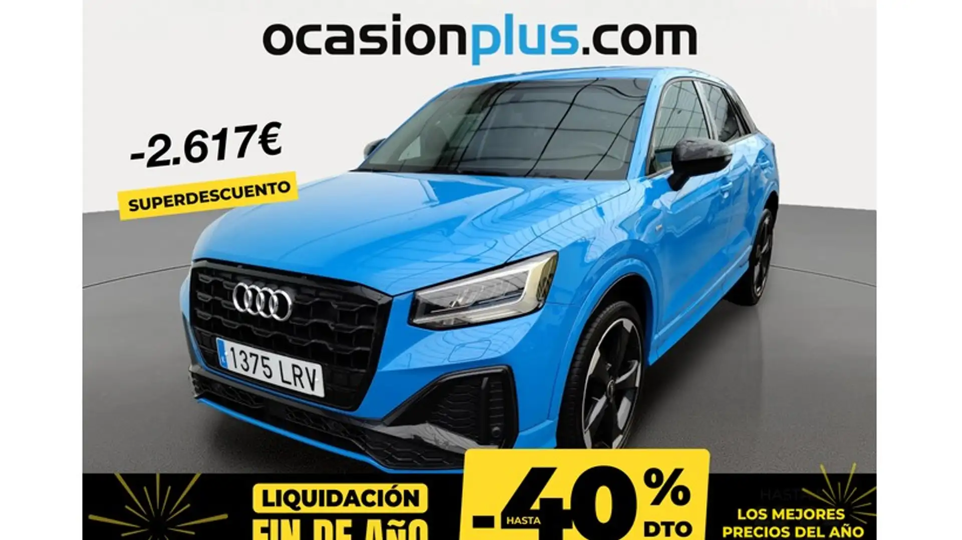 Audi Q2 35 TDI Black line edition S tronic 110kW Bleu - 1
