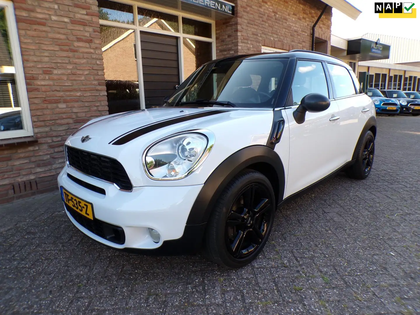MINI Cooper S Countryman Mini 1.6 Chili Automaat / Leder / Navi / Panoramad Bianco - 1