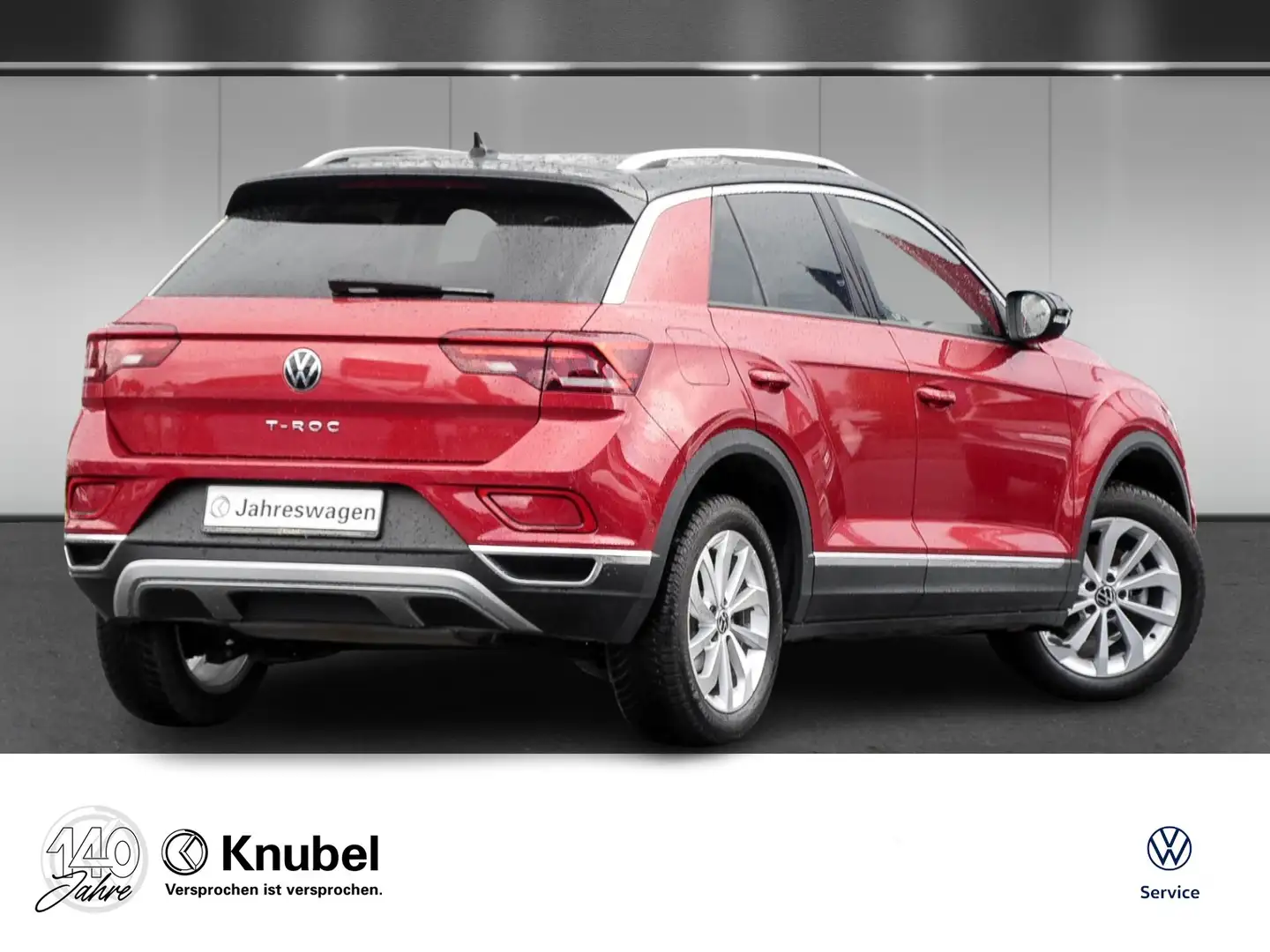 Volkswagen T-Roc Style 1.0 TSI LED+ Navi AHK ACC ParkAssist Massage Rojo - 2