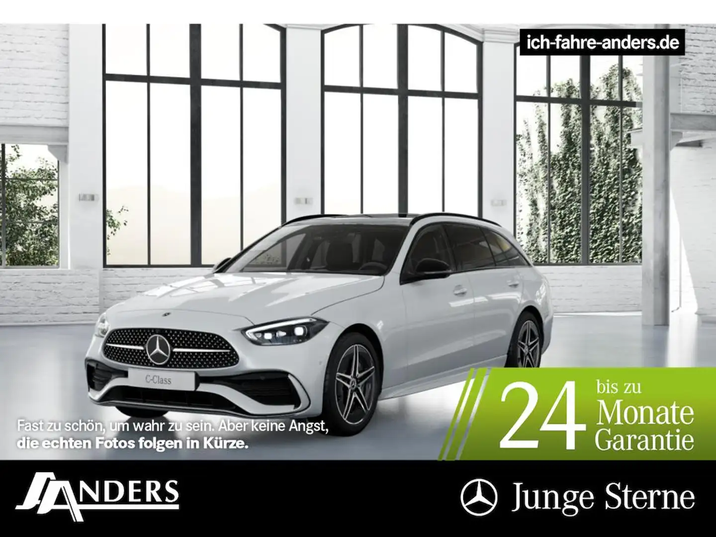 Mercedes-Benz C 220 d T AMG PREMIUM PLUS+Burm+Dist+Sitzkli+HUD Weiß - 1