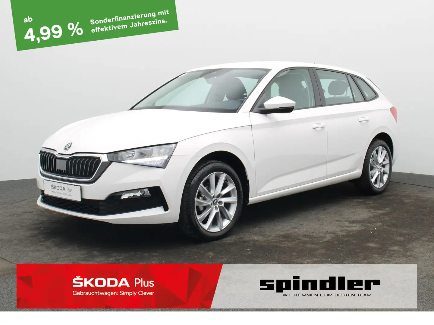 Skoda Scala Ambition 1.0 TSI / SmartLink, LED Weiß - 1