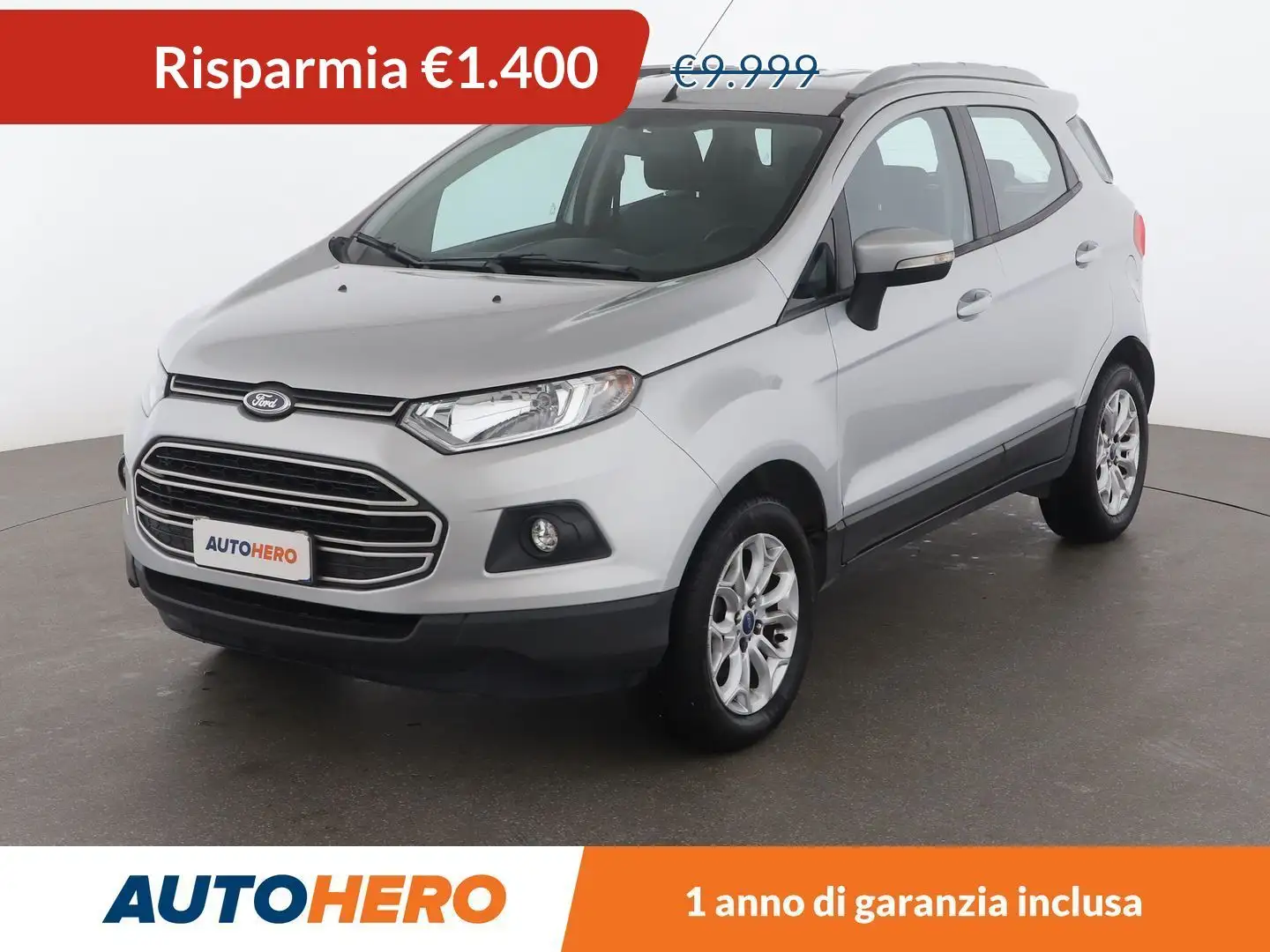 Ford EcoSport 1.5 TDCi Plus 95 CV Grijs - 1