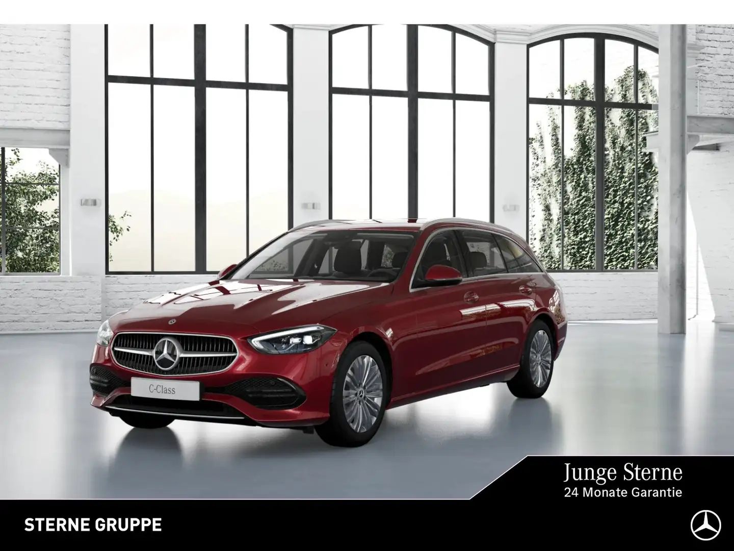 Mercedes-Benz C 200 C 200 T Avantg LED AHK Ambi Totw Easyp SHZ Rot - 1