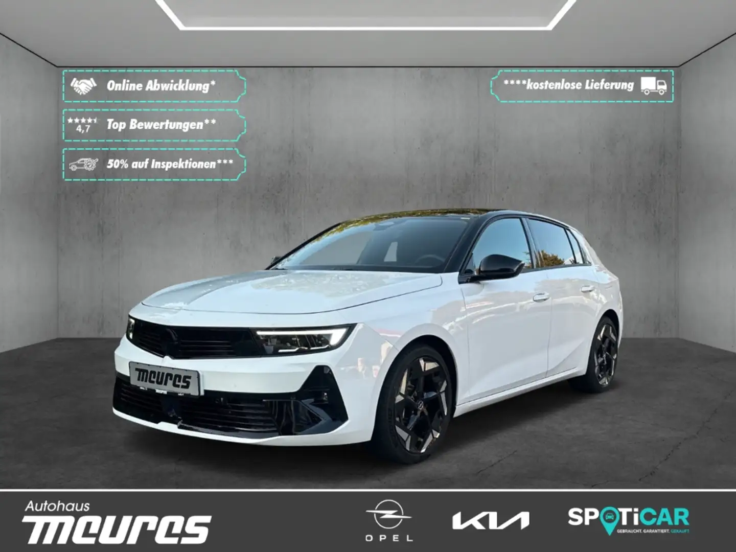 Opel Astra GSe Plug-in-Hybrid *SOFORT VERFÜGBAR* Weiß - 1