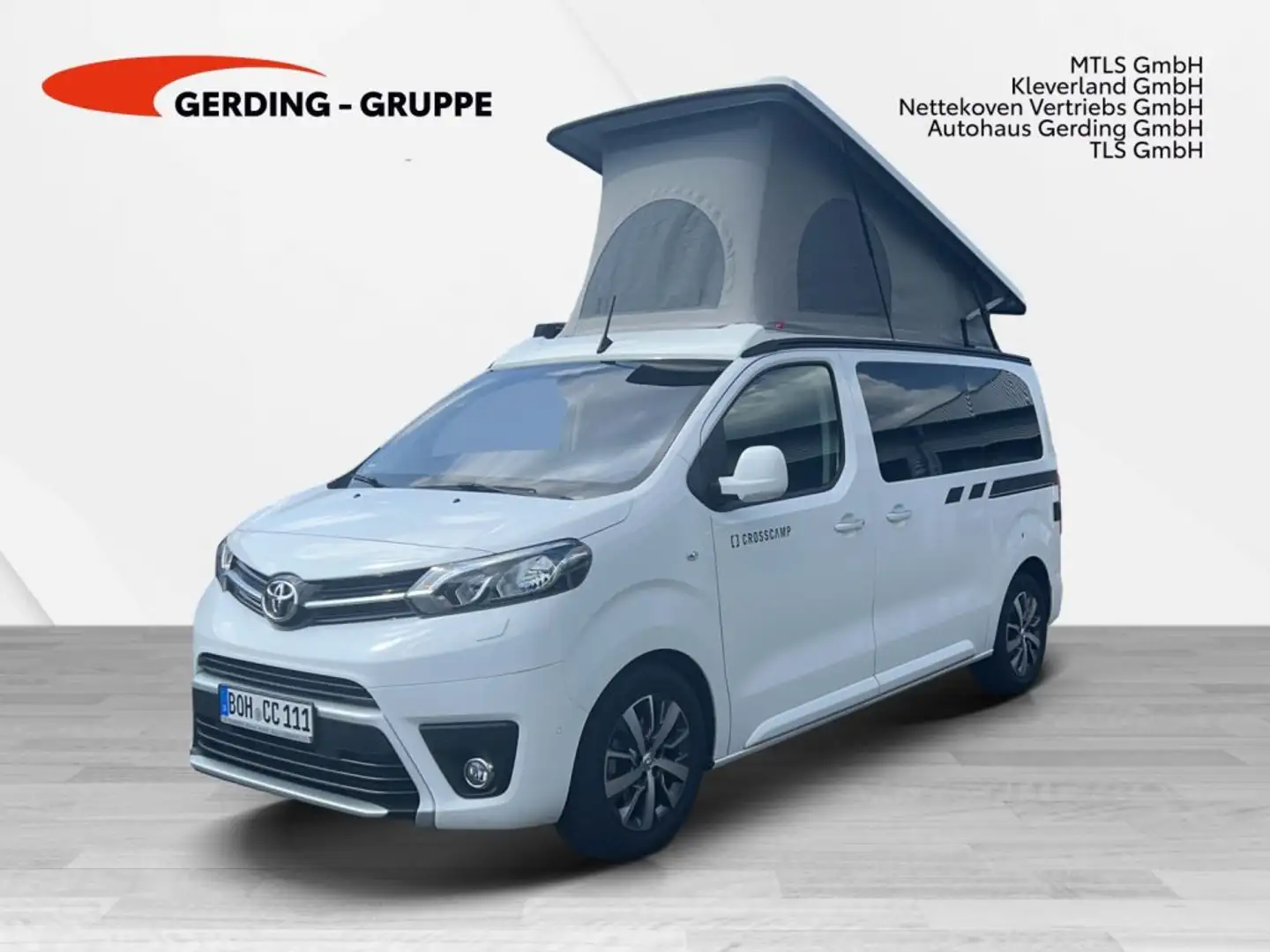 Toyota Proace Crosscamp 144PS Standheizung 7 Sitze AHK WKR Weiß - 1