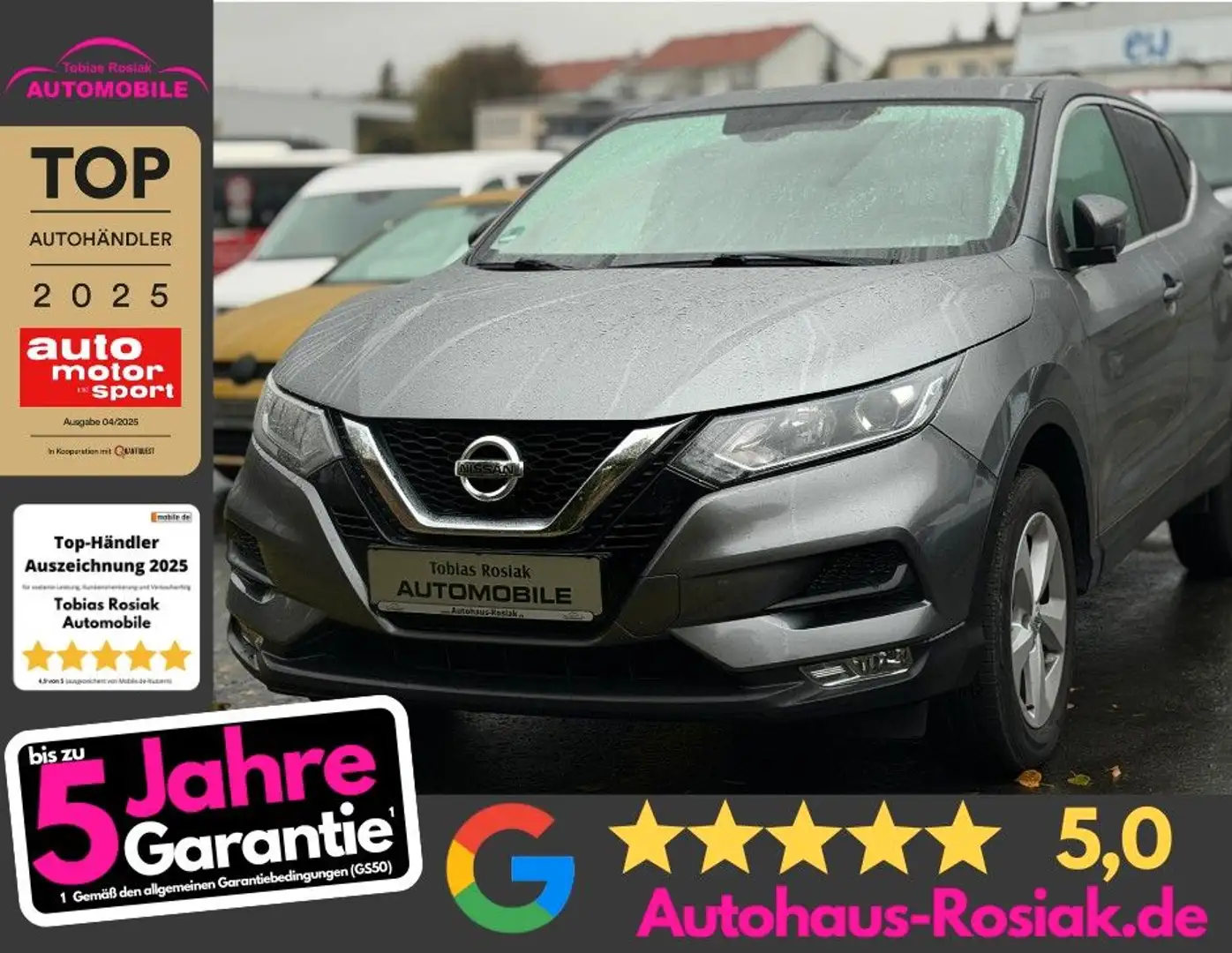 Nissan Qashqai *SHZ*LED*GRA* PDC* MFL* Winterpaket* Gris - 1