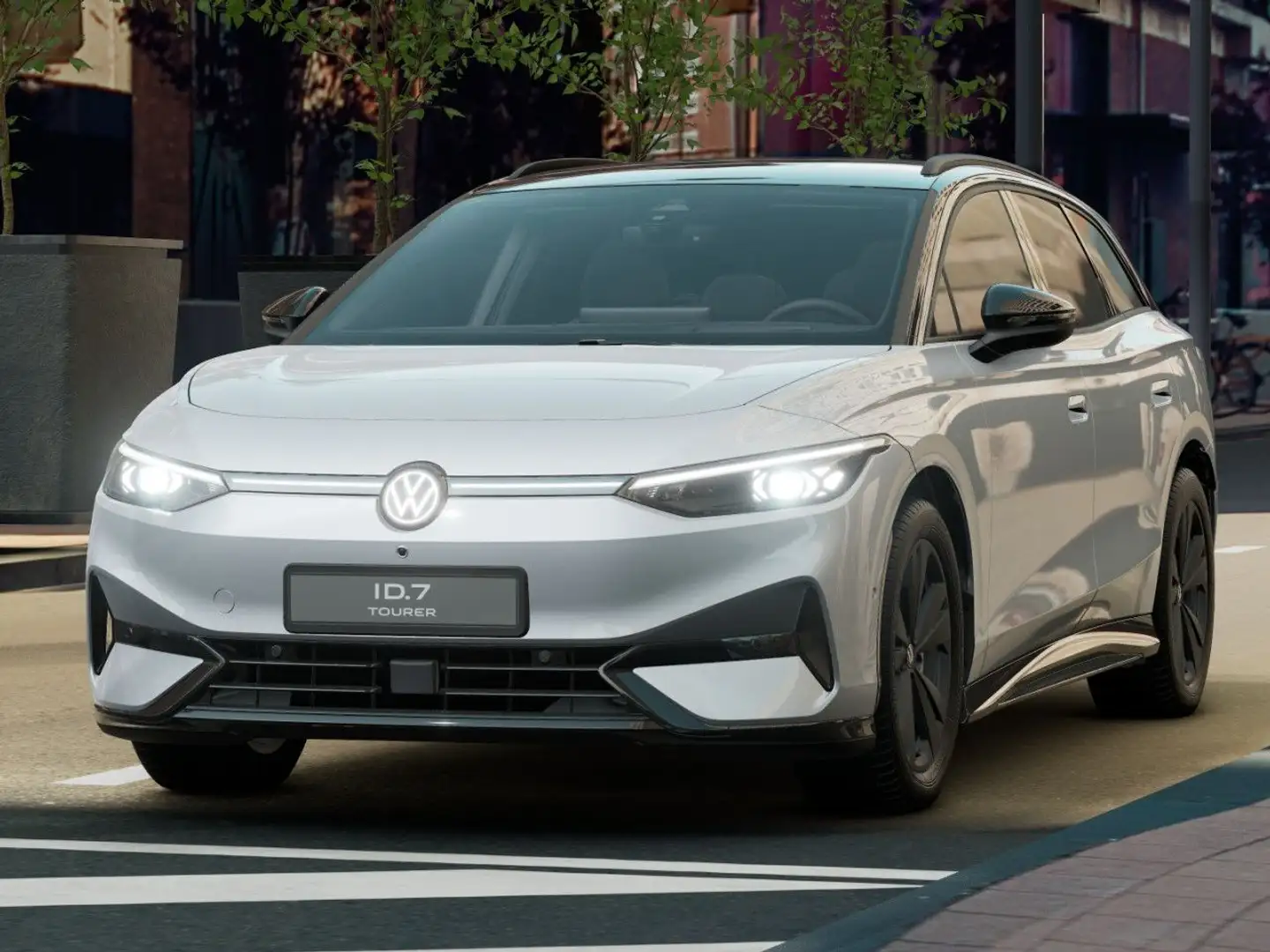 Volkswagen ID.7 Tourer Pro S 210 kW (286 PS) 86 kWh Bluetooth Argent - 2