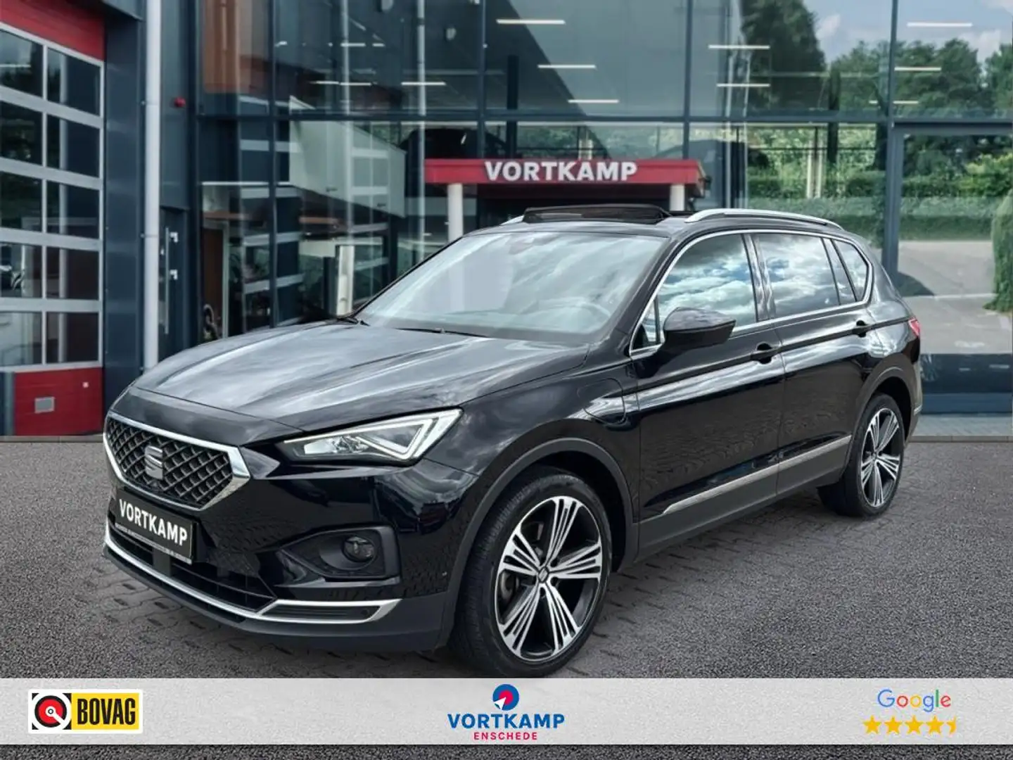 SEAT Tarraco 1.4 TSI DSG XCELLENCE E-HYBRID PANO-DAK/TREKHAAK/3 Zwart - 1